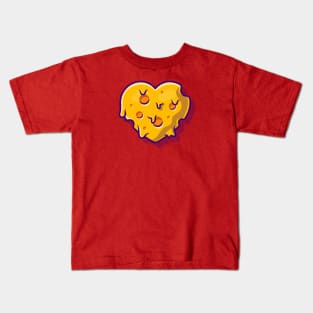 Cheese Love Melted Cartoon Kids T-Shirt